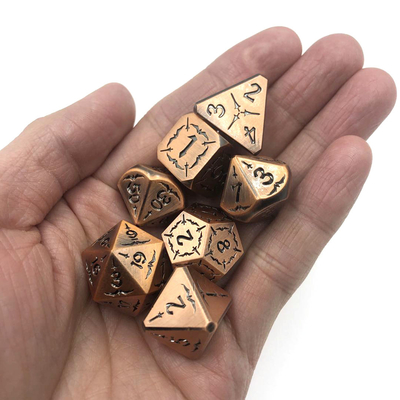 대량 Rpg 주사위 세트 다면체 손 광택 블랙 액체 코어 주사위 무독성