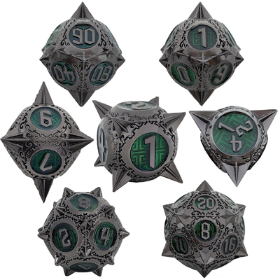 레트로 구리 운석 망치 금속 다이스 용과 던전 DND RPG D20