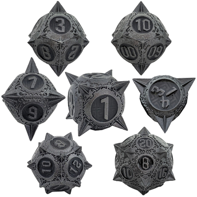 레트로 구리 운석 망치 금속 다이스 용과 던전 DND RPG D20