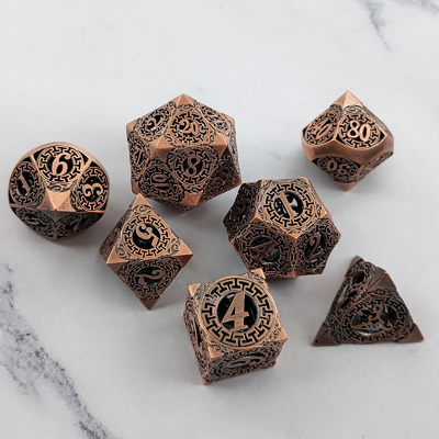Back To Metal Dice 세트 쿠살루코노 멀티페이셜 COC DND RPG 다이스