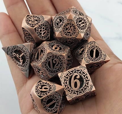 Back To Metal Dice 세트 쿠살루코노 멀티페이셜 COC DND RPG 다이스