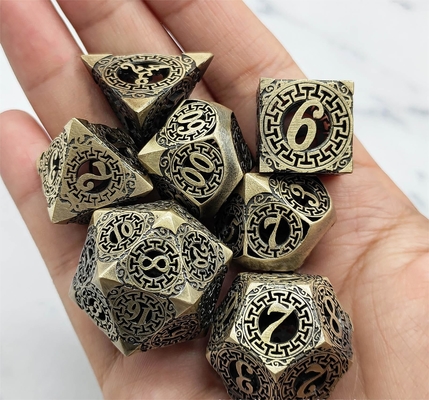 Back To Metal Dice 세트 쿠살루코노 멀티페이셜 COC DND RPG 다이스