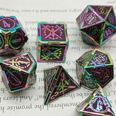 스보드 메탈 RPG 다이스 손 닦은 크루즈 던전과 긴 DND#
