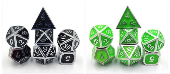 DND RPG 미니 메탈 다이스 러닝 그룹 게임 보드 게임 멀티 얼굴
