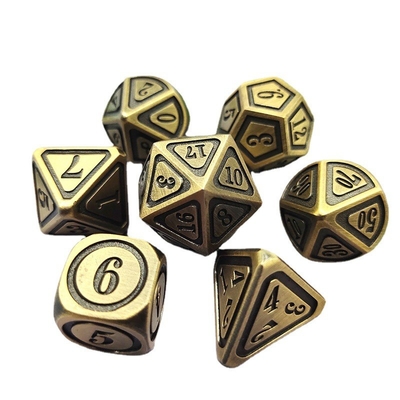 고대 청동 금속 Dice 세트 5인칭 게임 색상 Stray Earth Alloy Dice