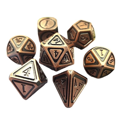 고대 청동 금속 Dice 세트 5인칭 게임 색상 Stray Earth Alloy Dice