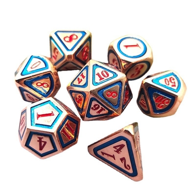 DND RPG 솔리드 메탈 다이스 슈트 전기 수영 기술 순회 지구