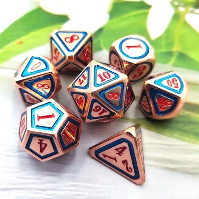 DND RPG 솔리드 메탈 다이스 슈트 전기 수영 기술 순회 지구