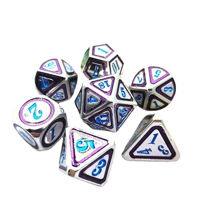 DND RPG 솔리드 메탈 다이스 슈트 전기 수영 기술 순회 지구