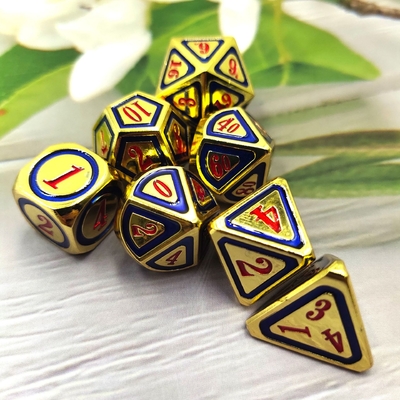 DND RPG 솔리드 메탈 다이스 슈트 전기 수영 기술 순회 지구