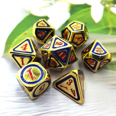 DND RPG 솔리드 메탈 다이스 슈트 전기 수영 기술 순회 지구