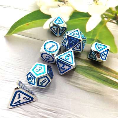 DND RPG 솔리드 메탈 다이스 슈트 전기 수영 기술 순회 지구