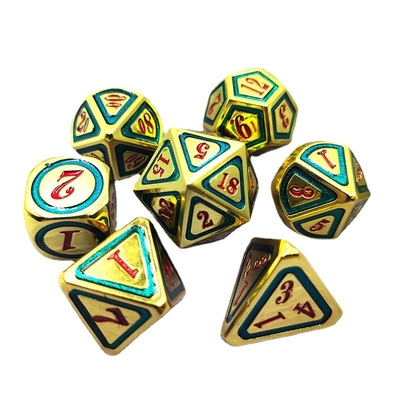DND RPG 솔리드 메탈 다이스 슈트 전기 수영 기술 순회 지구