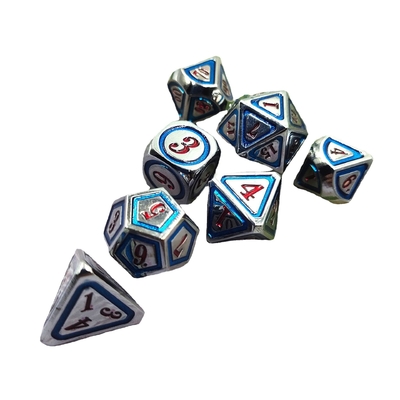 DND RPG 솔리드 메탈 다이스 슈트 전기 수영 기술 순회 지구