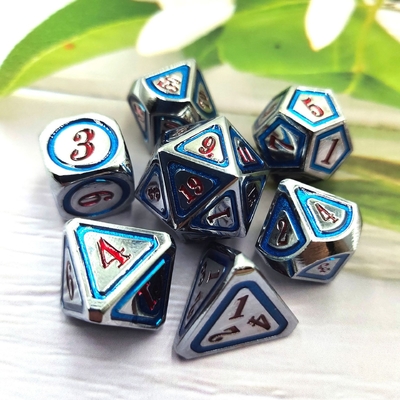 DND RPG 솔리드 메탈 다이스 슈트 전기 수영 기술 순회 지구