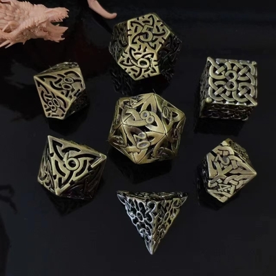 공허한 DND RPG 금속 다이스 드래곤과 지하 도시 보드 게임