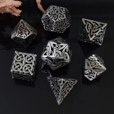 공허한 DND RPG 금속 다이스 드래곤과 지하 도시 보드 게임