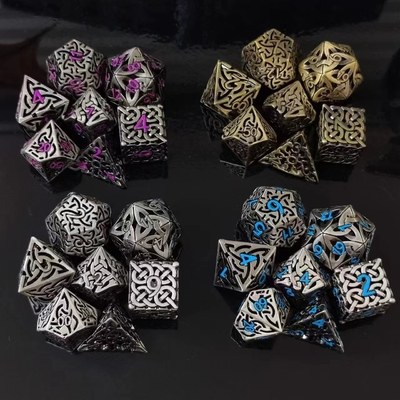 공허한 DND RPG 금속 다이스 드래곤과 지하 도시 보드 게임