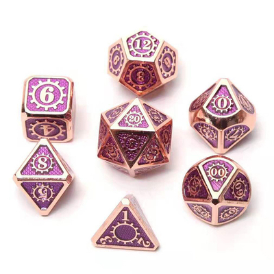 컬러풀 기어 솔리드 메탈 다이스 셋 보드 게임 쿠수 DND RPG