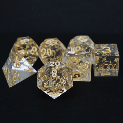 수공예 금포일 樹脂 RPG Dice Set Dragon And Duct#Dnd#Rpg#Coc