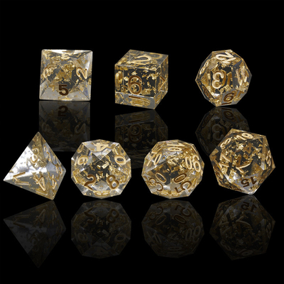 수공예 금포일 樹脂 RPG Dice Set Dragon And Duct#Dnd#Rpg#Coc