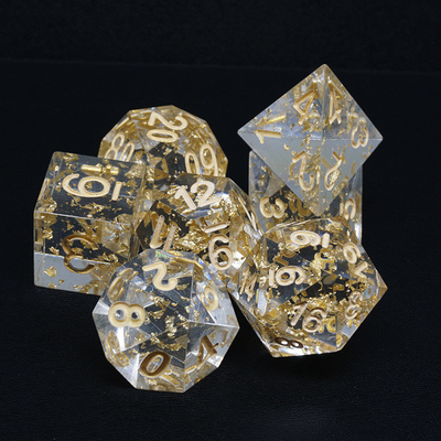 수공예 금포일 樹脂 RPG Dice Set Dragon And Duct#Dnd#Rpg#Coc