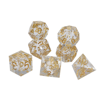 수공예 금포일 樹脂 RPG Dice Set Dragon And Duct#Dnd#Rpg#Coc