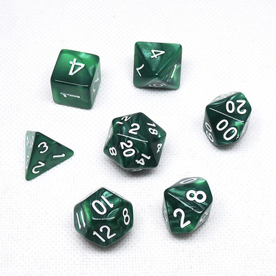 폴리 컬러 레진 다이스 세트#Rpg#Dnd#코크 대리석 패턴 프리미늄과 럭셔리
