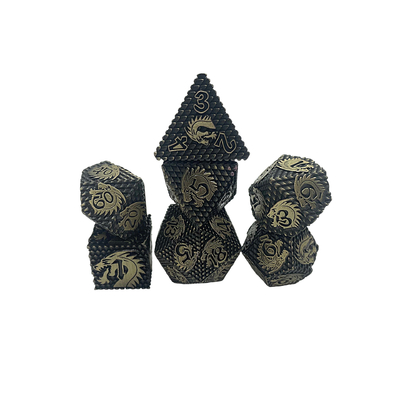 민중 - 스케일 메탈 다이스 멀티 - 누들 보드 게임 세트#Dnd#Rpg#Coc