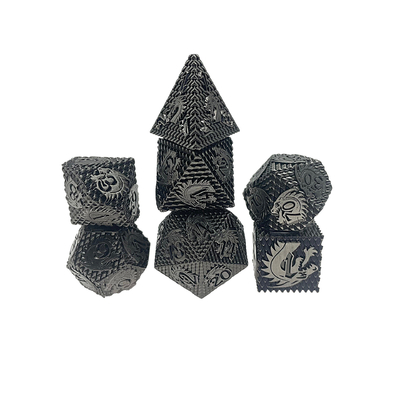 민중 - 스케일 메탈 다이스 멀티 - 누들 보드 게임 세트#Dnd#Rpg#Coc