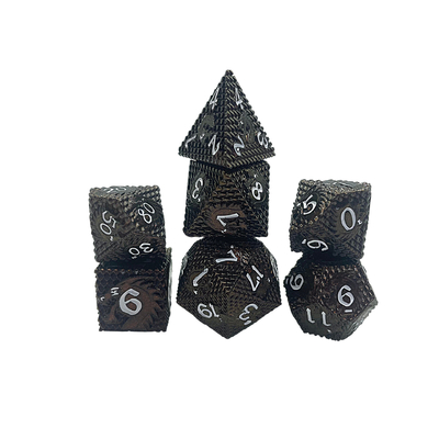 민중 - 스케일 메탈 다이스 멀티 - 누들 보드 게임 세트#Dnd#Rpg#Coc