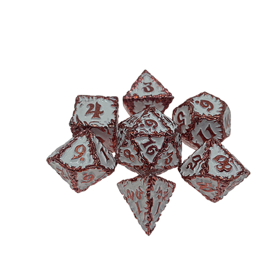 화이트 트리 와인 메탈 멀티 페이스 다이스 셋 데스크톱 게임#Dnd#Rpg#Coc