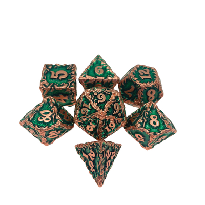 화이트 트리 와인 메탈 멀티 페이스 다이스 셋 데스크톱 게임#Dnd#Rpg#Coc