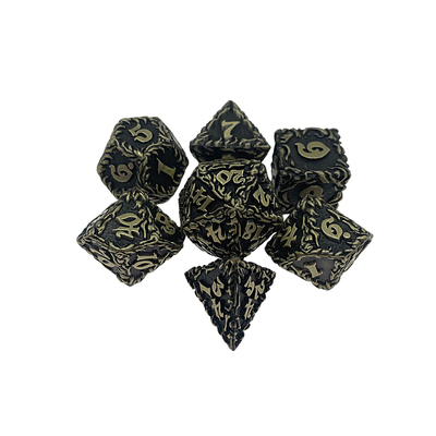 화이트 트리 와인 메탈 멀티 페이스 다이스 셋 데스크톱 게임#Dnd#Rpg#Coc