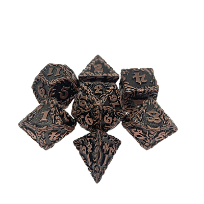화이트 트리 와인 메탈 멀티 페이스 다이스 셋 데스크톱 게임#Dnd#Rpg#Coc