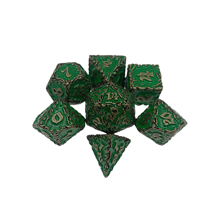 화이트 트리 와인 메탈 멀티 페이스 다이스 셋 데스크톱 게임#Dnd#Rpg#Coc