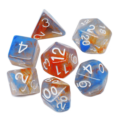 두 개의 연기가 함께 합쳐 RPG 다이즈 데스크톱 게임 다이즈 세트