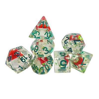 독성 버섯 樹脂 보드게임 dice set dnd dice