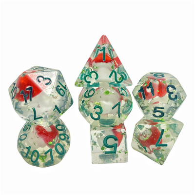 독성 버섯 樹脂 보드게임 dice set dnd dice