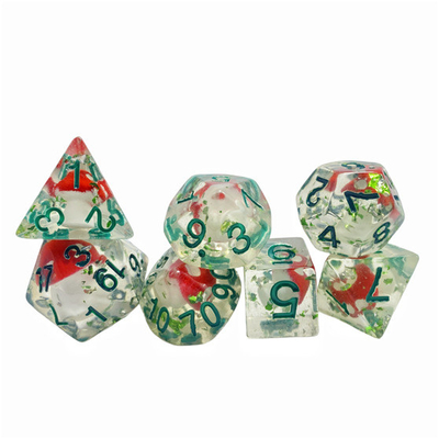 독성 버섯 樹脂 보드게임 dice set dnd dice