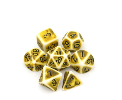 고대, 오래된 흰색 배경 색상 樹脂 dice 데스크톱 게임 세트 dnd dice