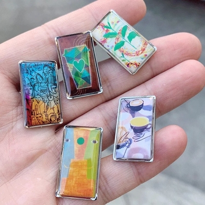 금색 금속 배지 2.5cm 2.8cm 3cm 금속 브로치