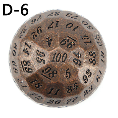 컬러드 솔리드 100D 금속 다이스 세트 던전과 드래곤 DND # RPG # COC