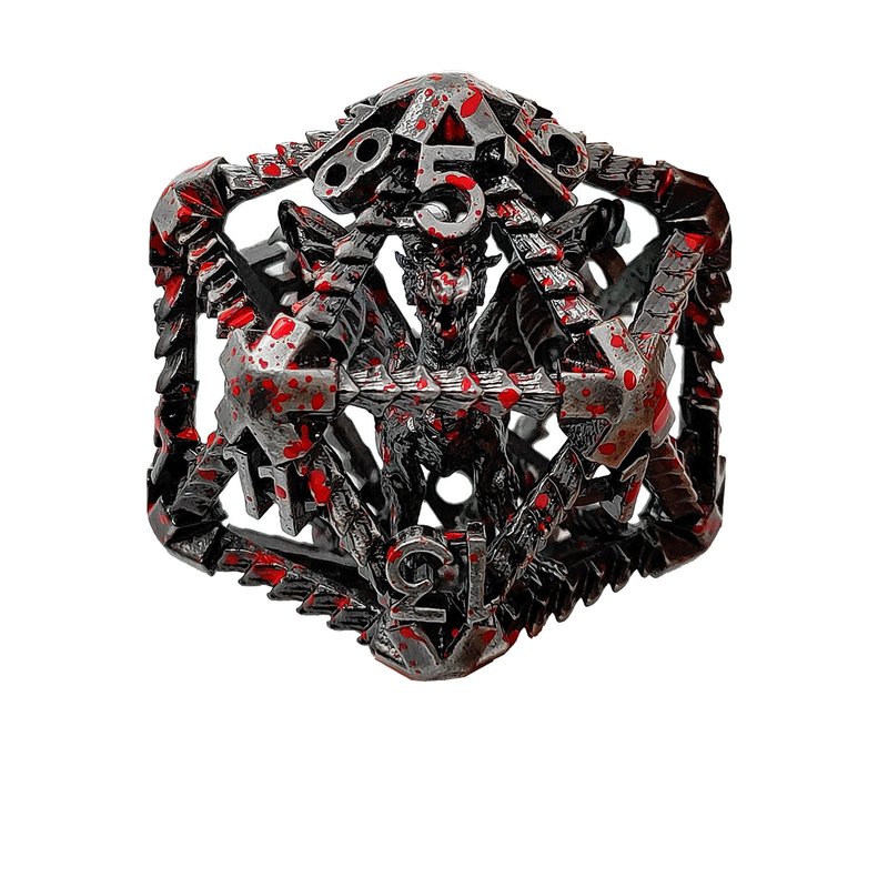 20면 금속 홀드 다이스 D20 대용량 DND 다면체 RPG 던전 앤 드래곤